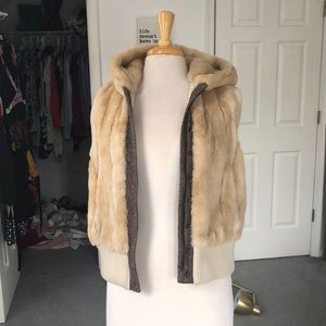 Furry vest that is cotton lined